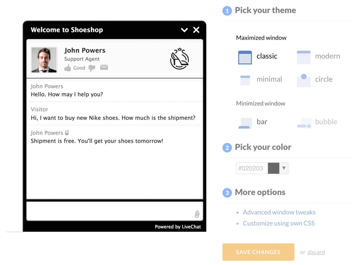 do i need agent profiles for live chat software for website