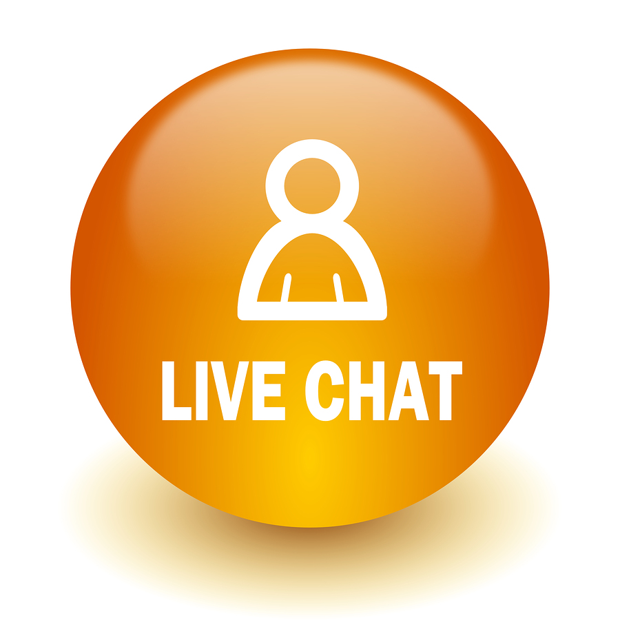What is live chat for storm shutter companies?