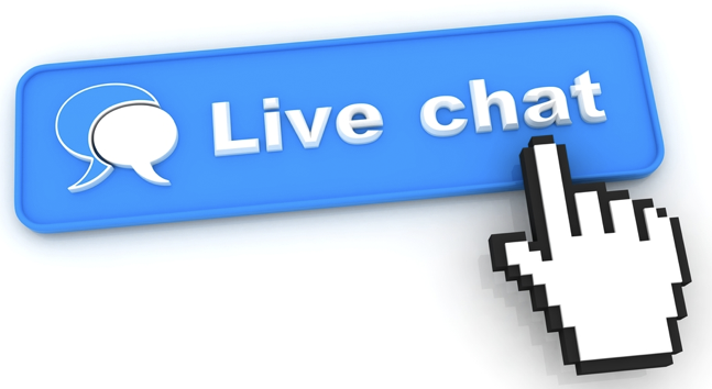 What is an outsourced live chat service?